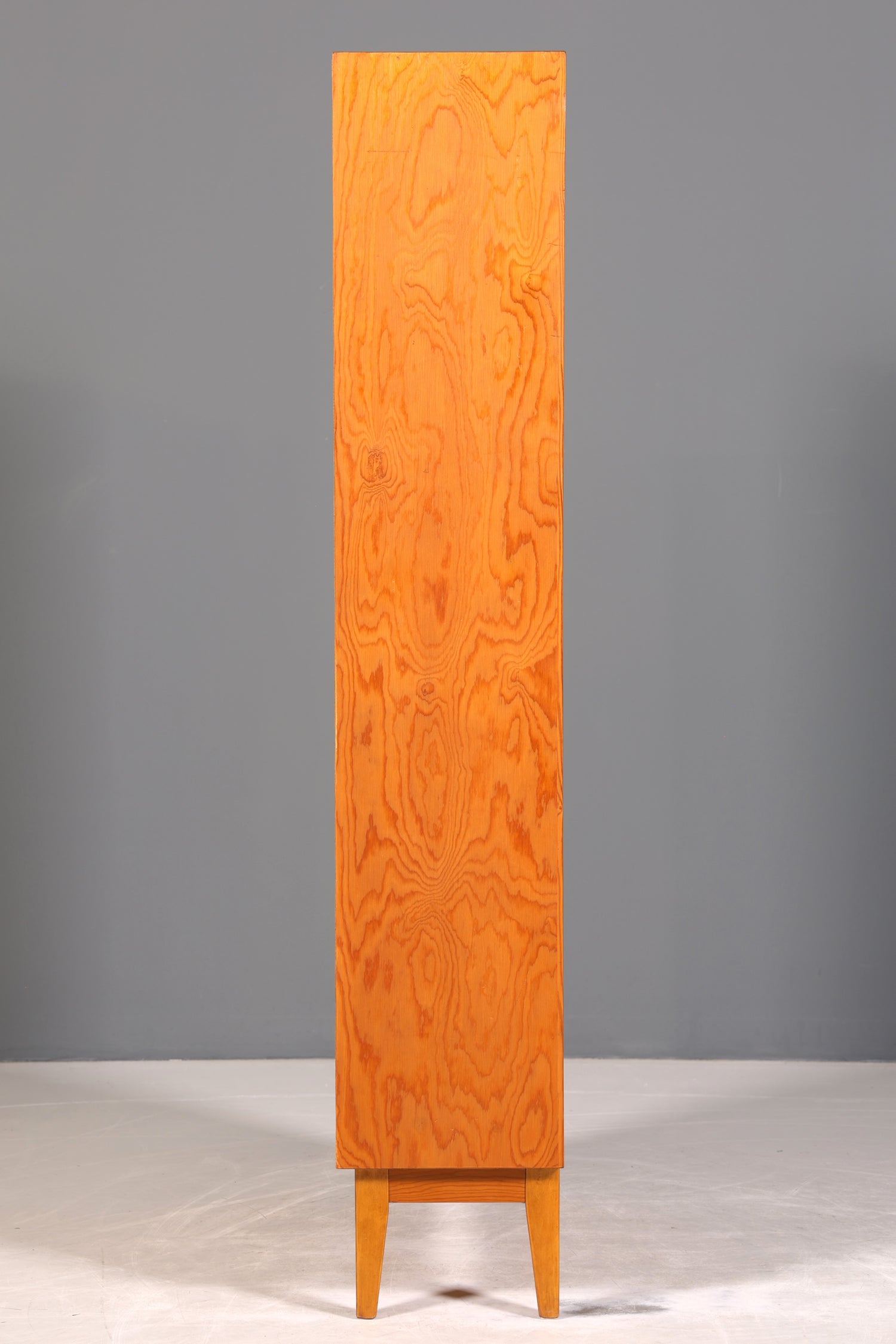 Stilvolles Mid Century Regal echt Holz Vintage Bücherregal Schrank Buchablage 60s Bookshelf 4 von 5