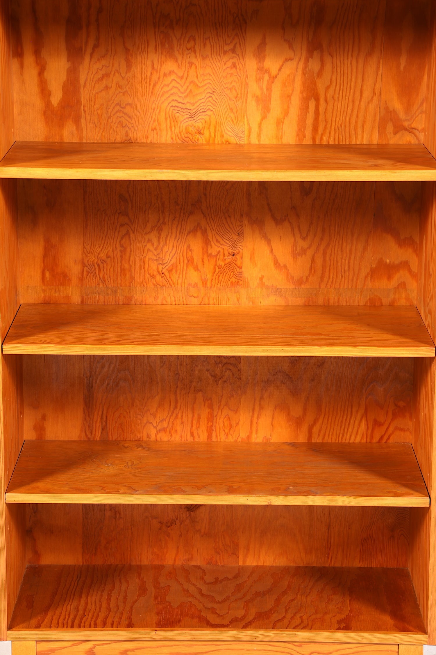 Stilvolles Mid Century Regal echt Holz Vintage Bücherregal Schrank Buchablage 60s Bookshelf 4 von 5