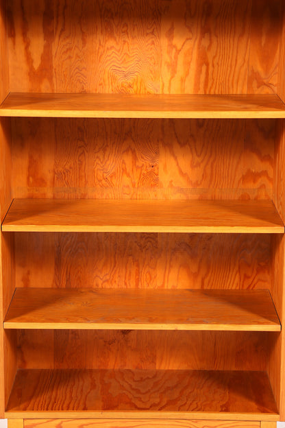 Stilvolles Mid Century Regal echt Holz Vintage Bücherregal Schrank Buchablage 60s Bookshelf 4 von 5