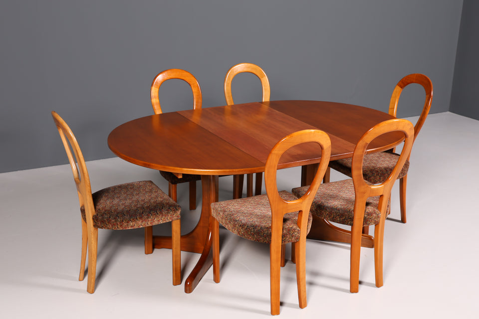 Schlichter Danish Design Esstisch aussziehbarer Küchentisch