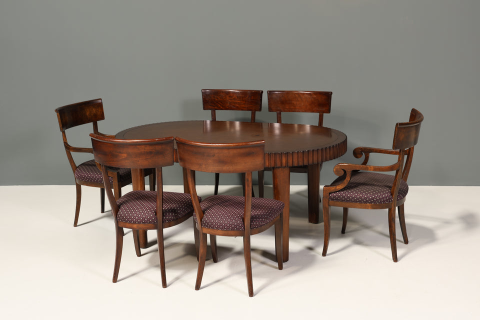 6x Original Milling Road Stühle Amerikanisch USA Stuhlset Küchenstühle Esszimmer Stühle