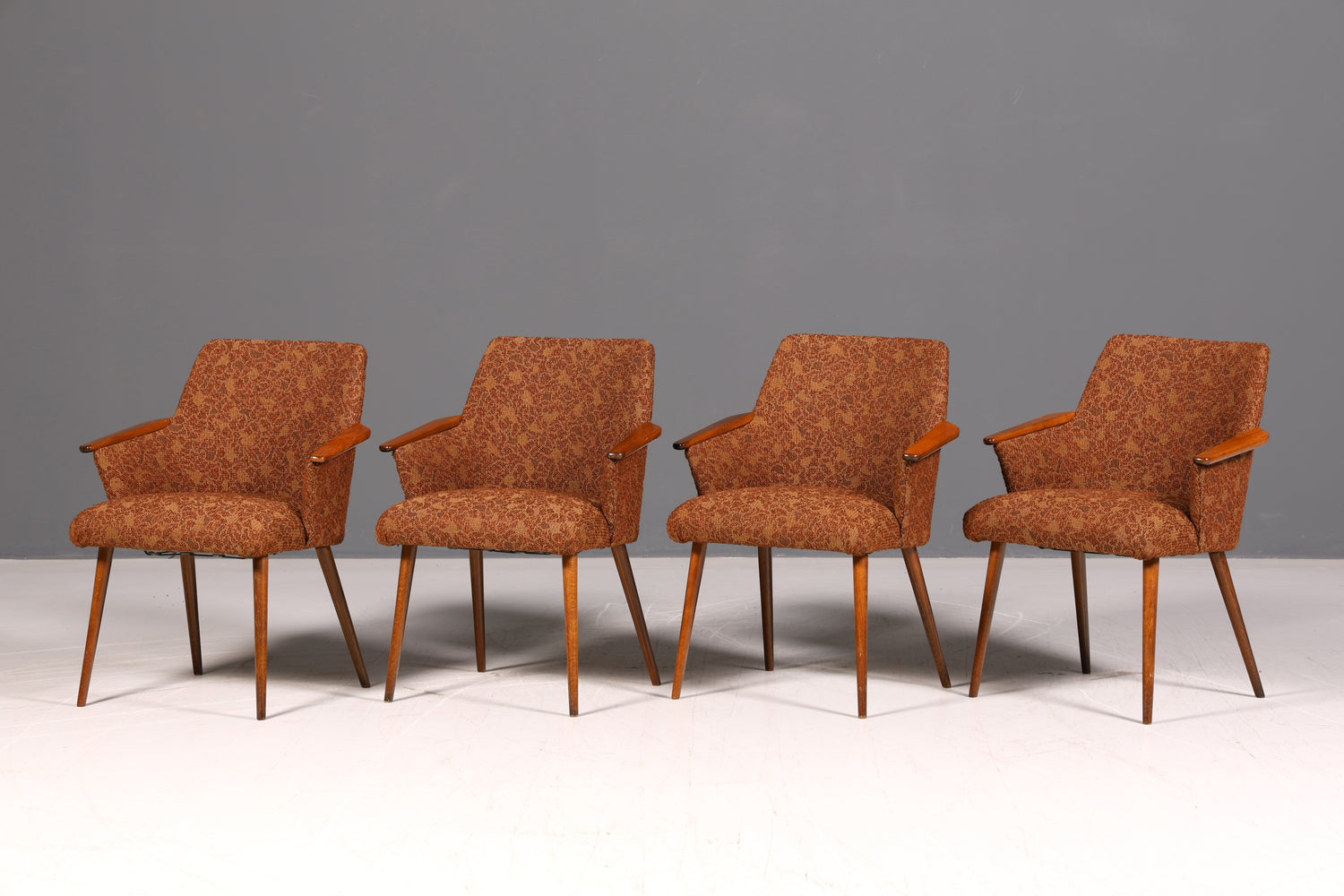 Wunderschöner Mid Century Stuhl Retro Armlehnstuhl Cocktailstuhl Küchenstuhl Sekretär Stuhl 4 von 4