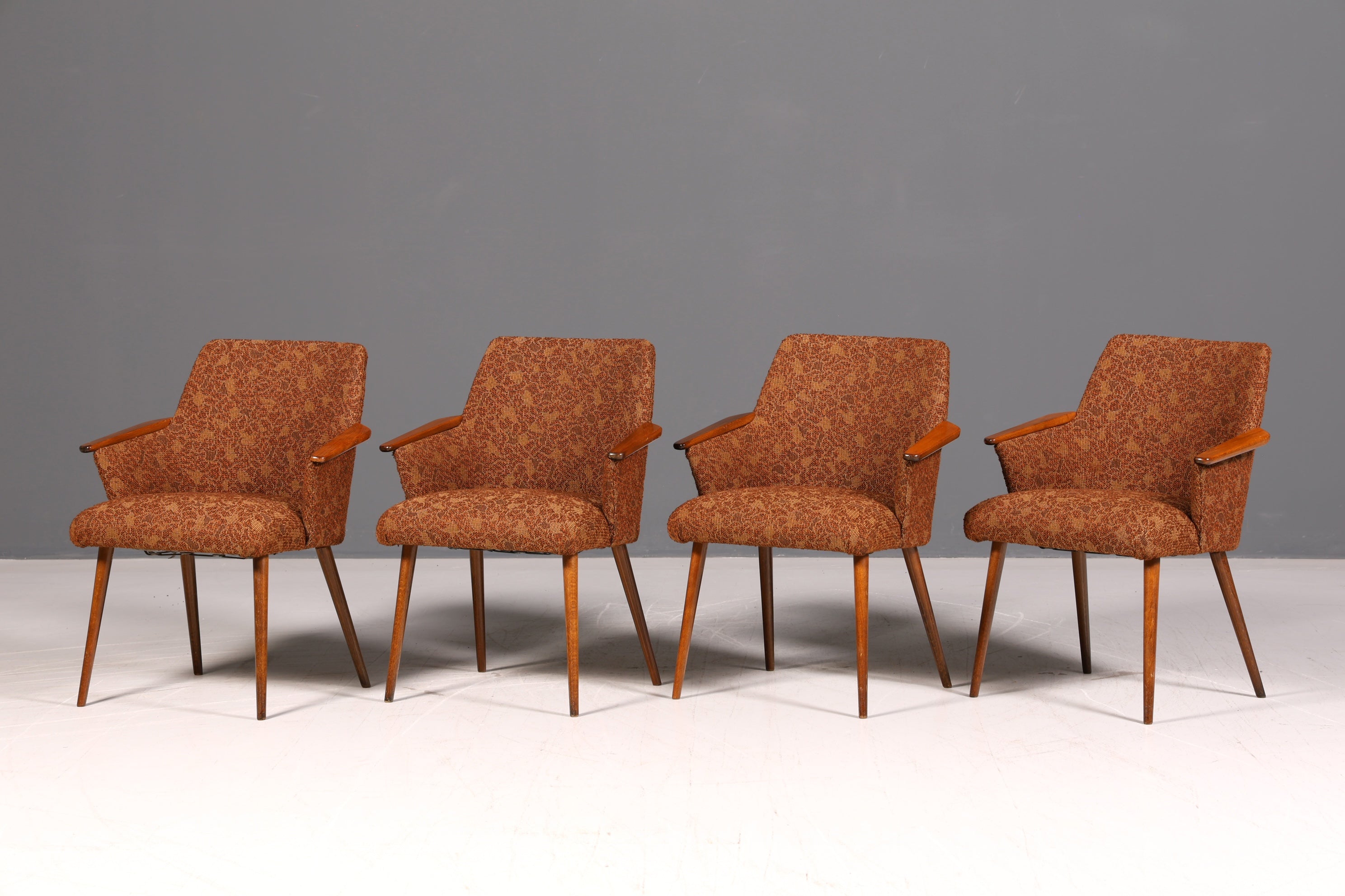 Wunderschöner Mid Century Stuhl Retro Armlehnstuhl Cocktailstuhl Küchenstuhl Sekretär Stuhl 4 von 4