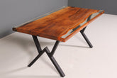 Beeindruckender Epoxidharz Tisch 180-90cm Nussbaum Esszimmer Tisch River Table Epoxy Küchentisch