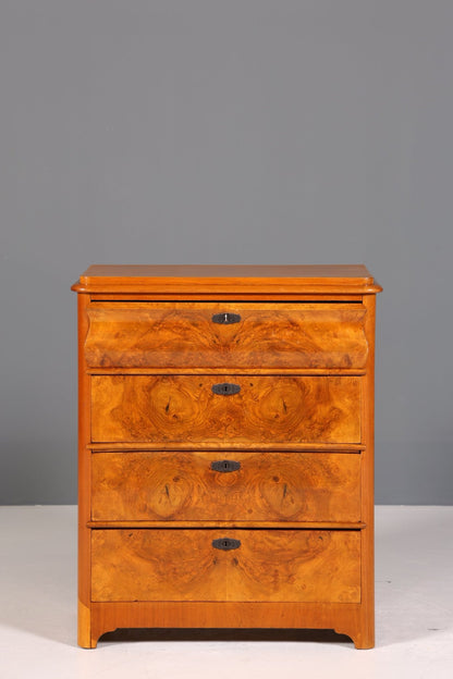 Edle Biedermeier Kommode Louis Philippe Antik Sideboard Schubladen Kommode Wäschekommode Vertiko