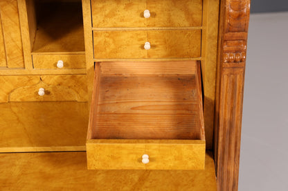 Noble Gründerzeit Secretary Vertiko Highboard Louis Philippe Chest of Drawers around 1880