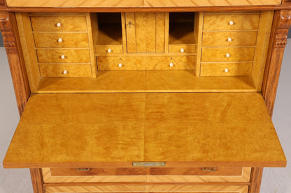 Noble Gründerzeit Secretary Vertiko Highboard Louis Philippe Chest of Drawers around 1880