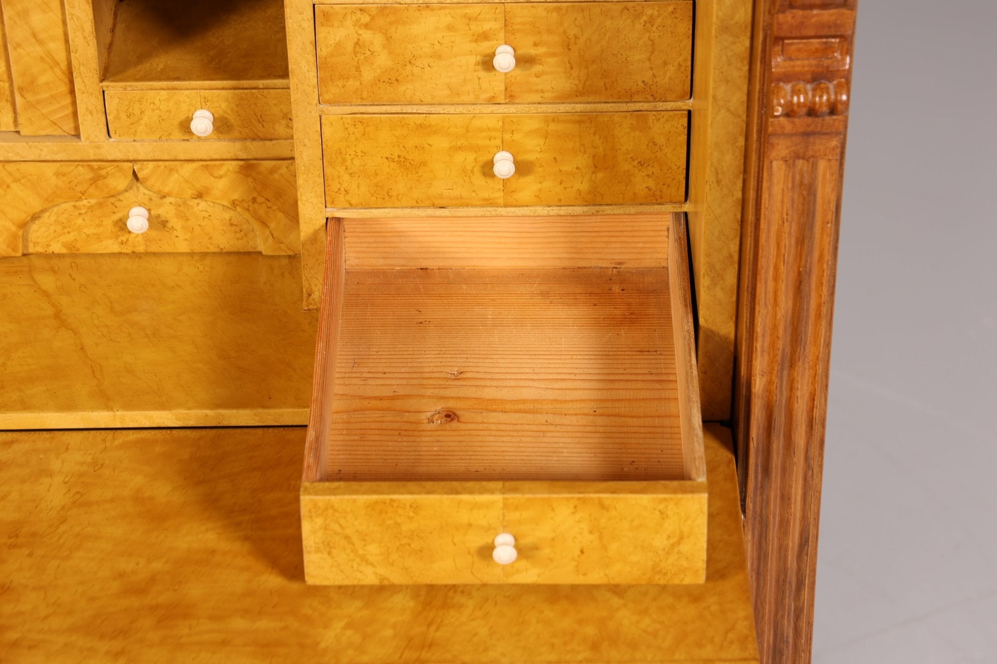 Noble Gründerzeit Secretary Vertiko Highboard Louis Philippe Chest of Drawers around 1880