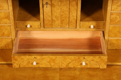 Noble Gründerzeit Secretary Vertiko Highboard Louis Philippe Chest of Drawers around 1880