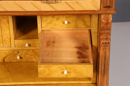 Noble Gründerzeit Secretary Vertiko Highboard Louis Philippe Chest of Drawers around 1880