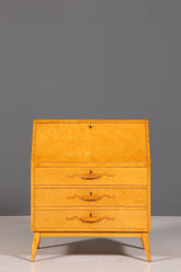 Edler Sekretär um 1930 Büro Kommode Kirschholz Sekretär Schreibtisch Kommode