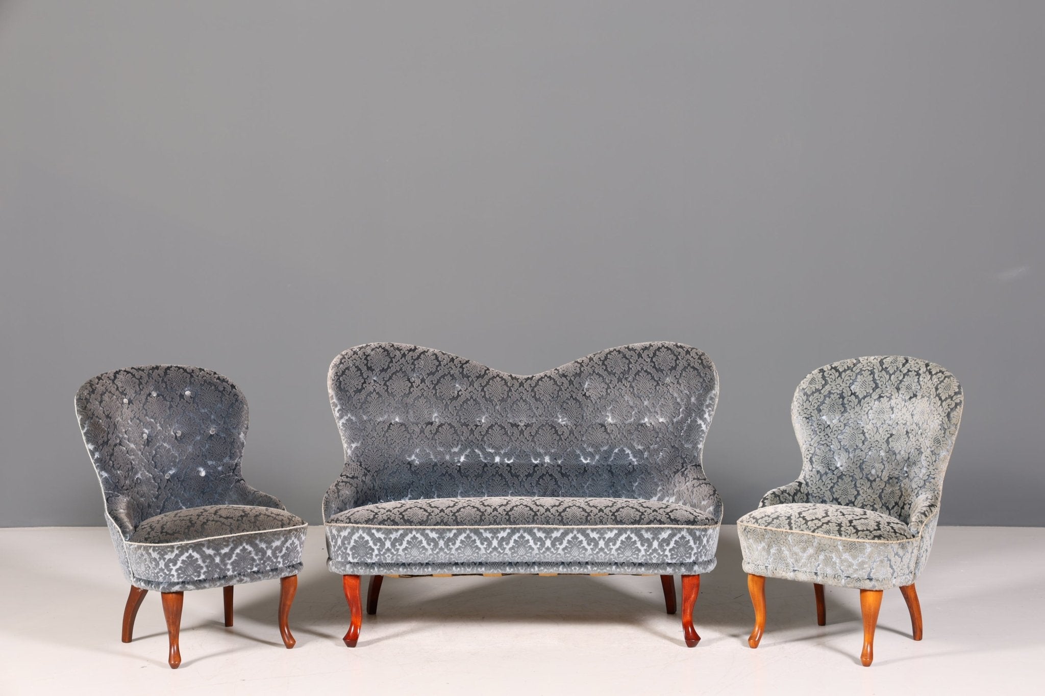 Edler Sessel im Louis Philippe Stil 60s &quot;Bergère&quot; Barock Stil Sessel Lounge Sessel 2 von 2