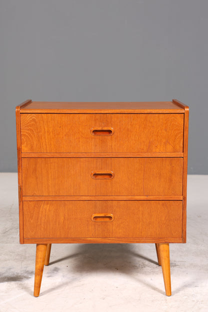 Wunderschöne Mid Century Kommode Teak Holz Nachttisch Vintage Schubladen Kommode