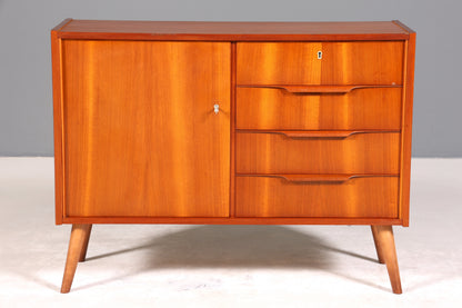 Wunderschöne Mid Century Kommode Vintage Schrank Teak Holz Retro Flur Kommode 60s Regal Sideboard