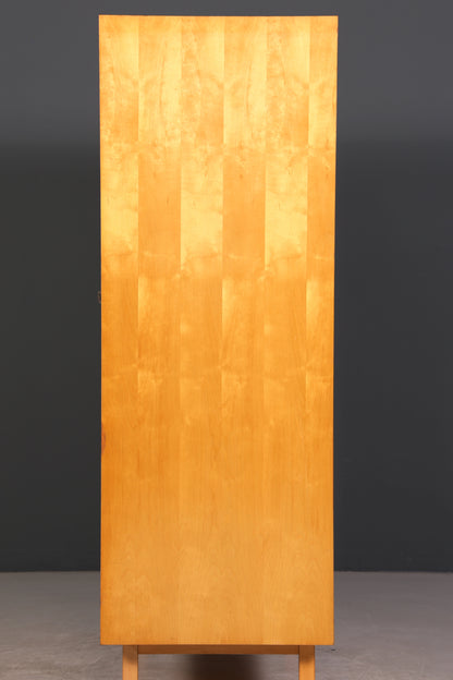 E833 Finish Traumhafter Mid Century Kleiderschrank Vintage Schrank Retro Wäscheschrank
