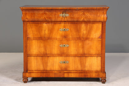 Stilvolle Biedermeier Kommode Nussbaum Louis Philippe Schubladenkommode um 1890