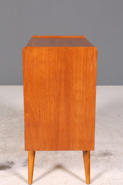 Wunderschöne Mid Century Kommode Teak Holz Nachttisch Vintage Schubladen Kommode