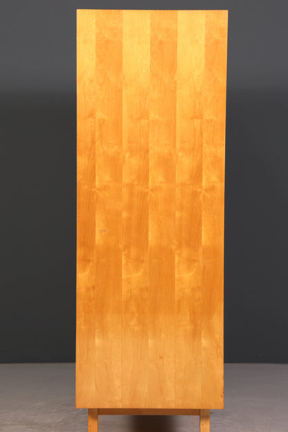 E833 Finish Traumhafter Mid Century Kleiderschrank Vintage Schrank Retro Wäscheschrank