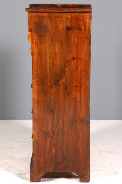 Wunderschöne Gründerzeit Kommode Jugendstil Vertiko Antik Highboard Kommode Schubladenkommode