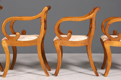6x Wunderschöne Englische Stühle Englisch Dining Chairs Armlehnstuhl Set Küchenstühle Stuhlset Armlehnstühle