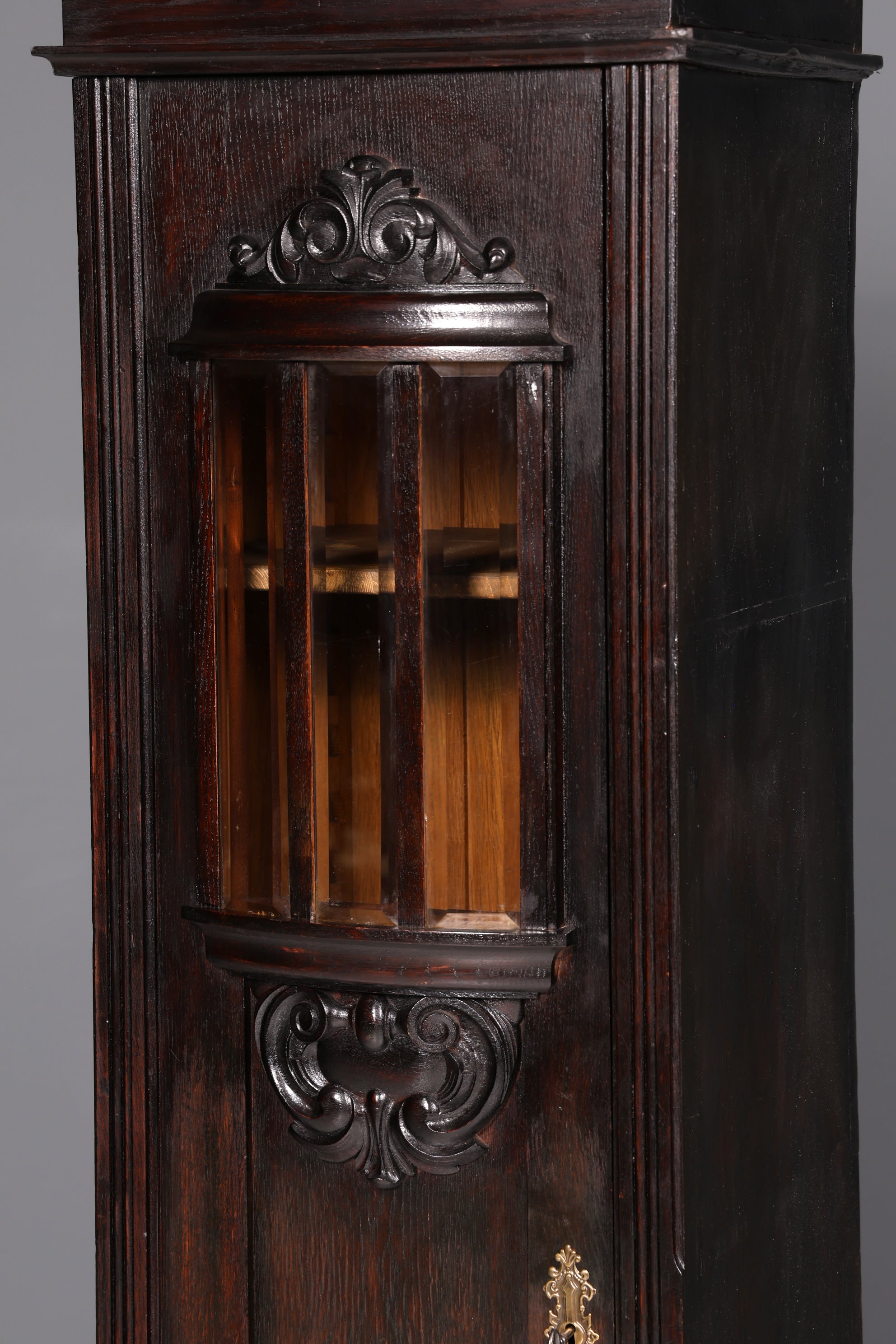 Magnificent Art Nouveau display cabinet, antique bookcase, china cabinet, glass cabinet, antique cabinet 1 of 2