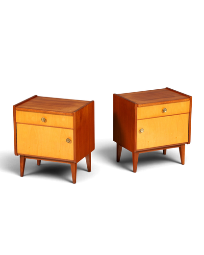 Wunderschöner Mid Century Nachttisch Vintage Danish Design Kommode Beistelltisch Nachtschrank Retro echt Holz 2 von 2