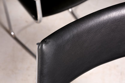 F957 Finish cm 4x Schlichte Mid Century Stühle Retro Stuhlset Danish Design Küchenstühle Esszimmer Stühle