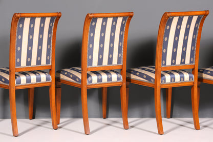 6x Traumhafte Selva Stühle Esszimmer Stuhl Set Villa Borghese Küchenstühle Antik Stil Set