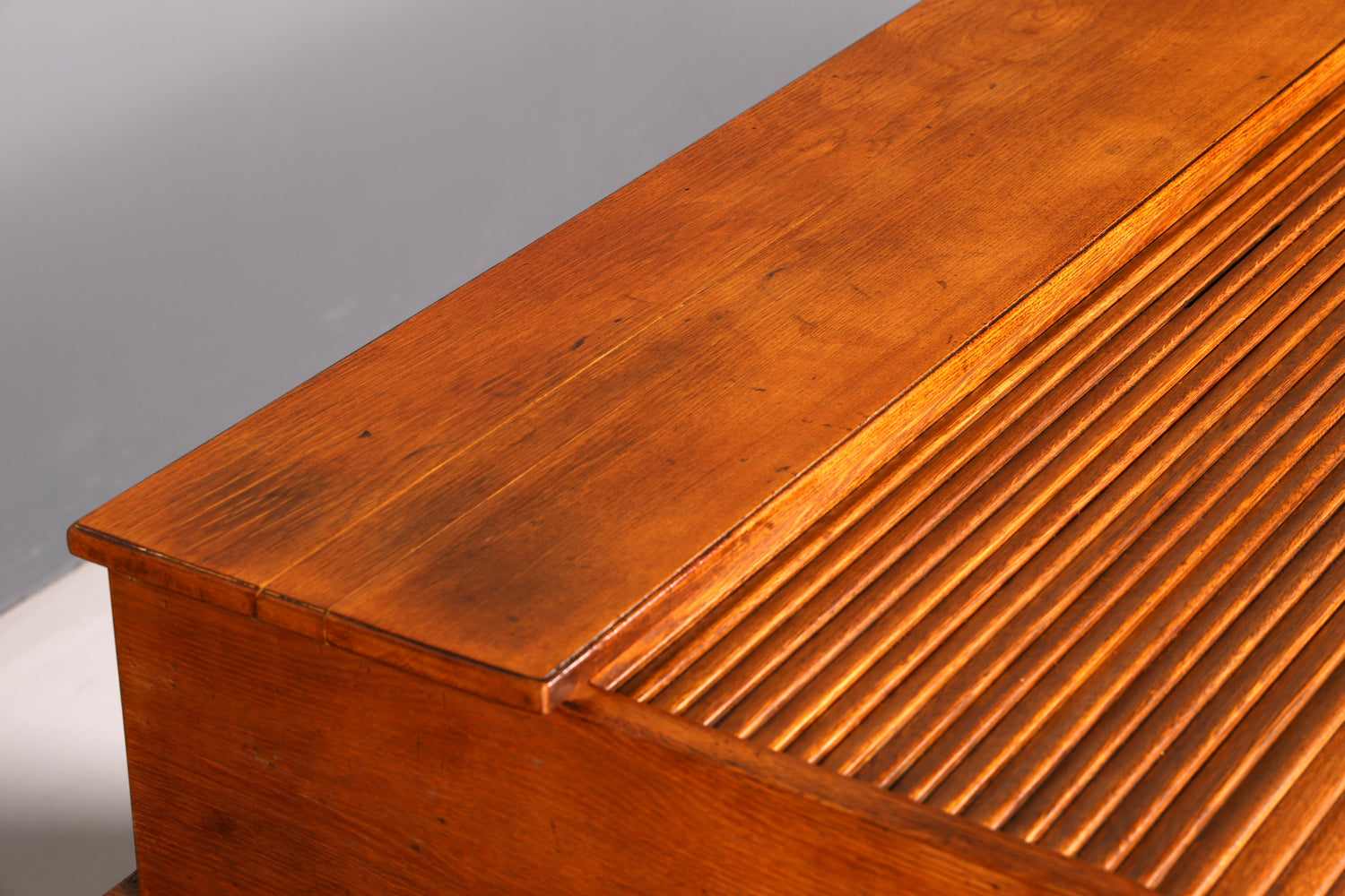 Wunderschöner Sekretär im Bauhaus Stil Rollladen Sekretär Art Deco Schreibtisch Office Table Vintage