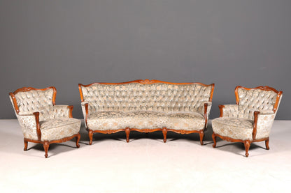Wunderschöner Chippendale Sessel Antik Barock Stil Chesterfield Armlehnsessel 2 von 2