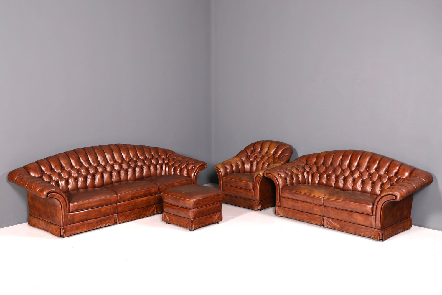 G449 Finish Stilvoller Original Chesterfield Sessel Englischer Armlehnsessel Englisch Herrensessel (Kopie)