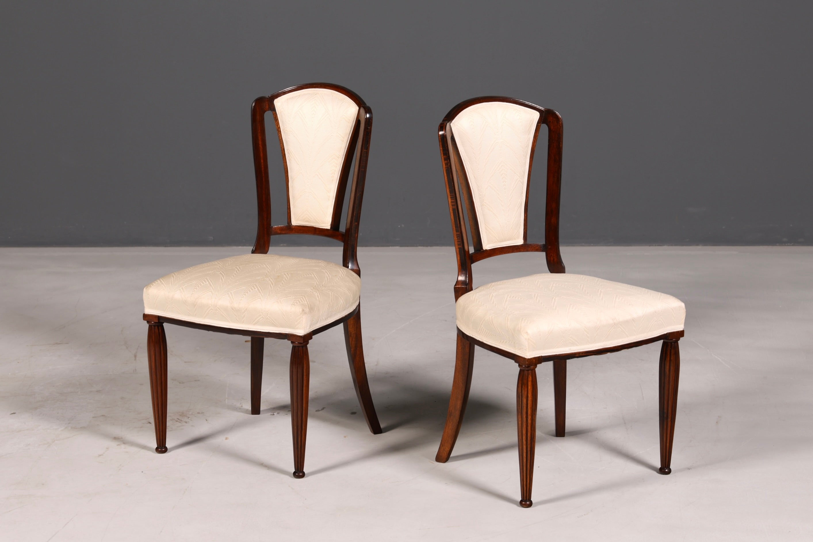 Elegant Art Deco chair Vintage dining chair writing desk chair upholstered chair armchair kitchen chair 1 of 2