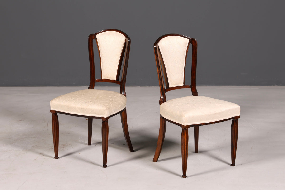 Elegant Art Deco chair Vintage dining chair writing desk chair upholstered chair armchair kitchen chair 2 of 2