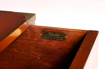Wunderschöne Maritime Kommode Kemble Englisch Military Chest Schubladenkommode Wäschekommode 1 von 2