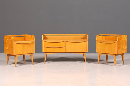 Original Hellerau Kommode Franz Ehrlich Mid Century Klappschränkchen Nachttisch