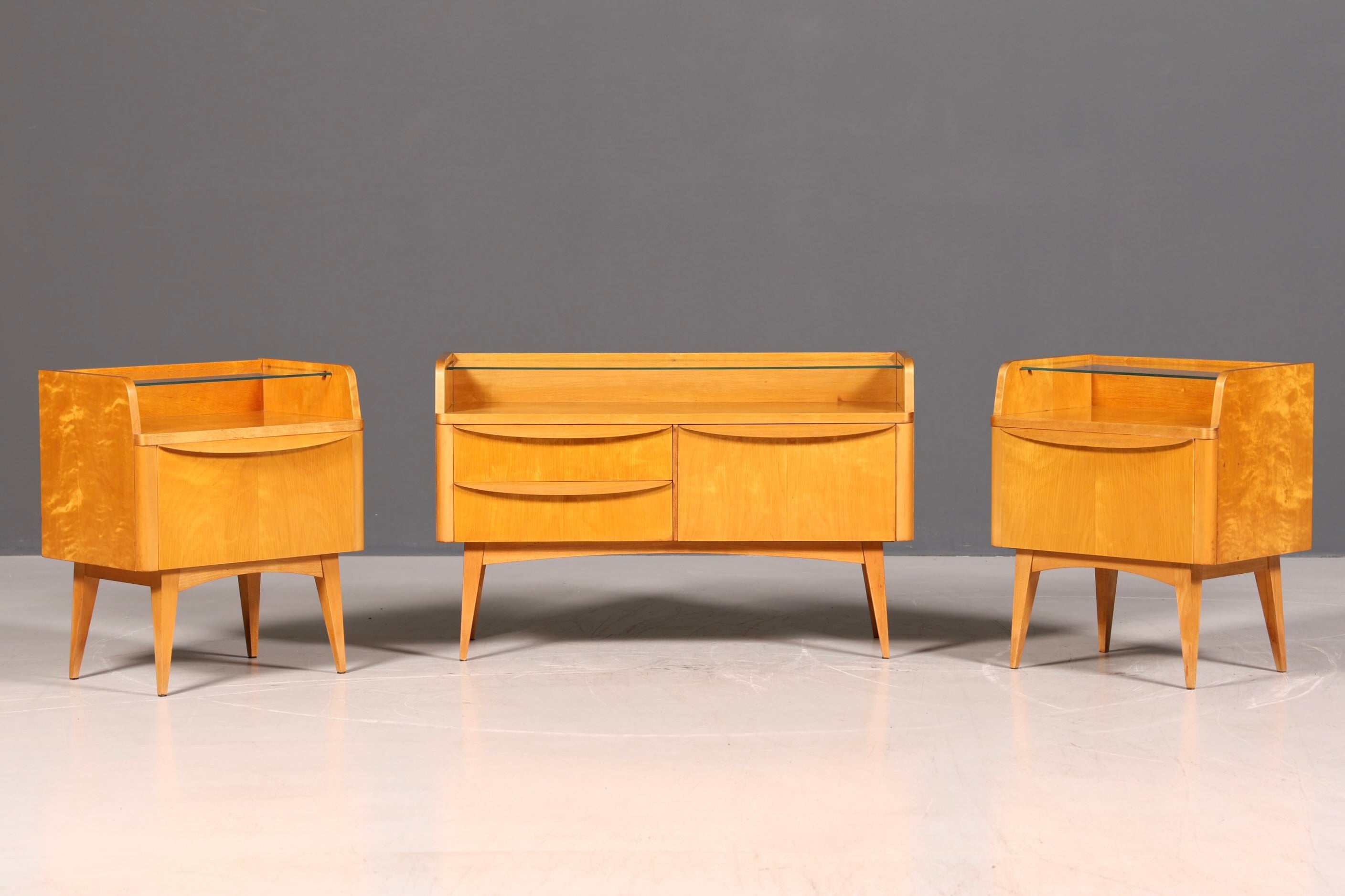 G792 Finish Mid Century Kommode Vintage Klappschränkchen Danish Design Nachttisch (Kopie)