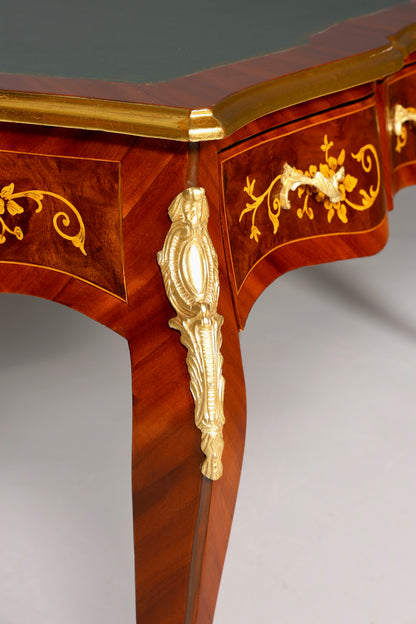 Prächtiger Louis XV Stil Schreibtisch French Desk Antik Stil Bürotisch Office Table