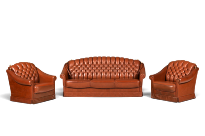 Stilvoller Original Chesterfield Sessel Englischer Armlehnsessel Englisch Herrensessel 2 von 2