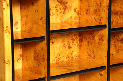 Beeindruckendes Art Deco Design Bücherregal Birke Luxus Regal Biedermeier Bibliothek