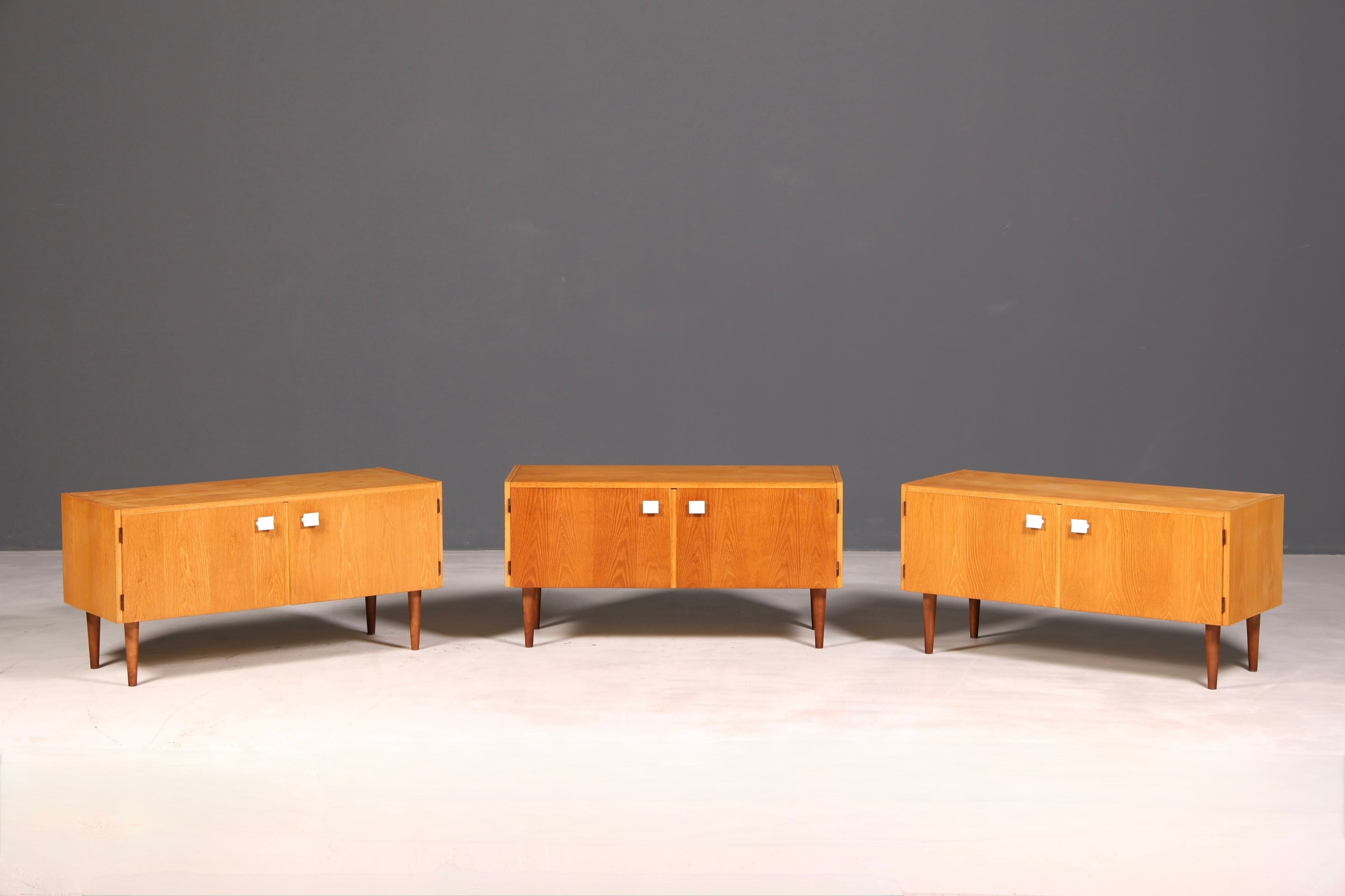 Beautiful Original Hellerau Mid-Century Dresser Model 427 Sideboard TV Cabinet Vintage Solid Wood