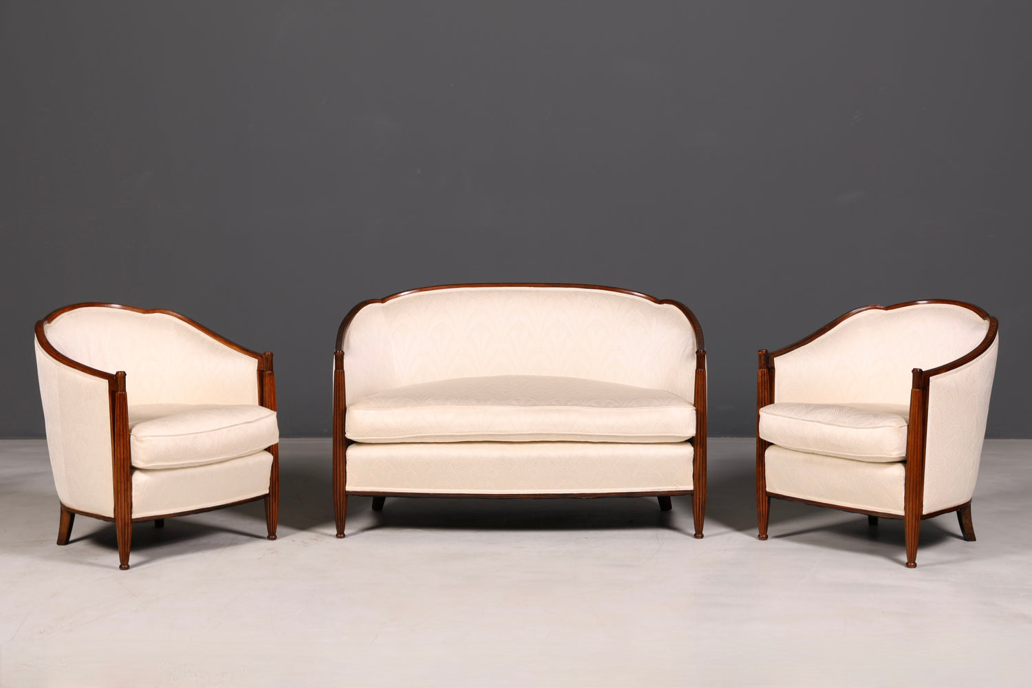 Elegant Art Deco sofa bench 2-seater vintage lounge sofa upholstered sofa salon sofa