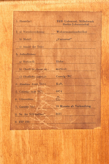 Wunderschöne Mid Century Vitrine Retro Regal Vintage Bücherregal Schrank VEB