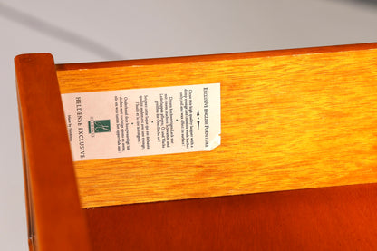 Wunderschöne Original Heldense Vitrine Englische Eibe Bücherschrank Buffet Antik Stil Glasvitrine