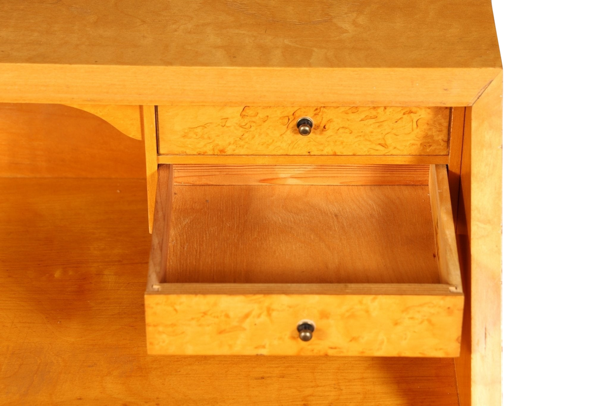 Schlichter Mid Century Sekretär Danish Design Retro Büro Schrank Vintage Büro Kommode