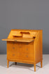 Schlichter Mid Century Sekretär Danish Design Retro Büro Schrank Vintage Büro Kommode