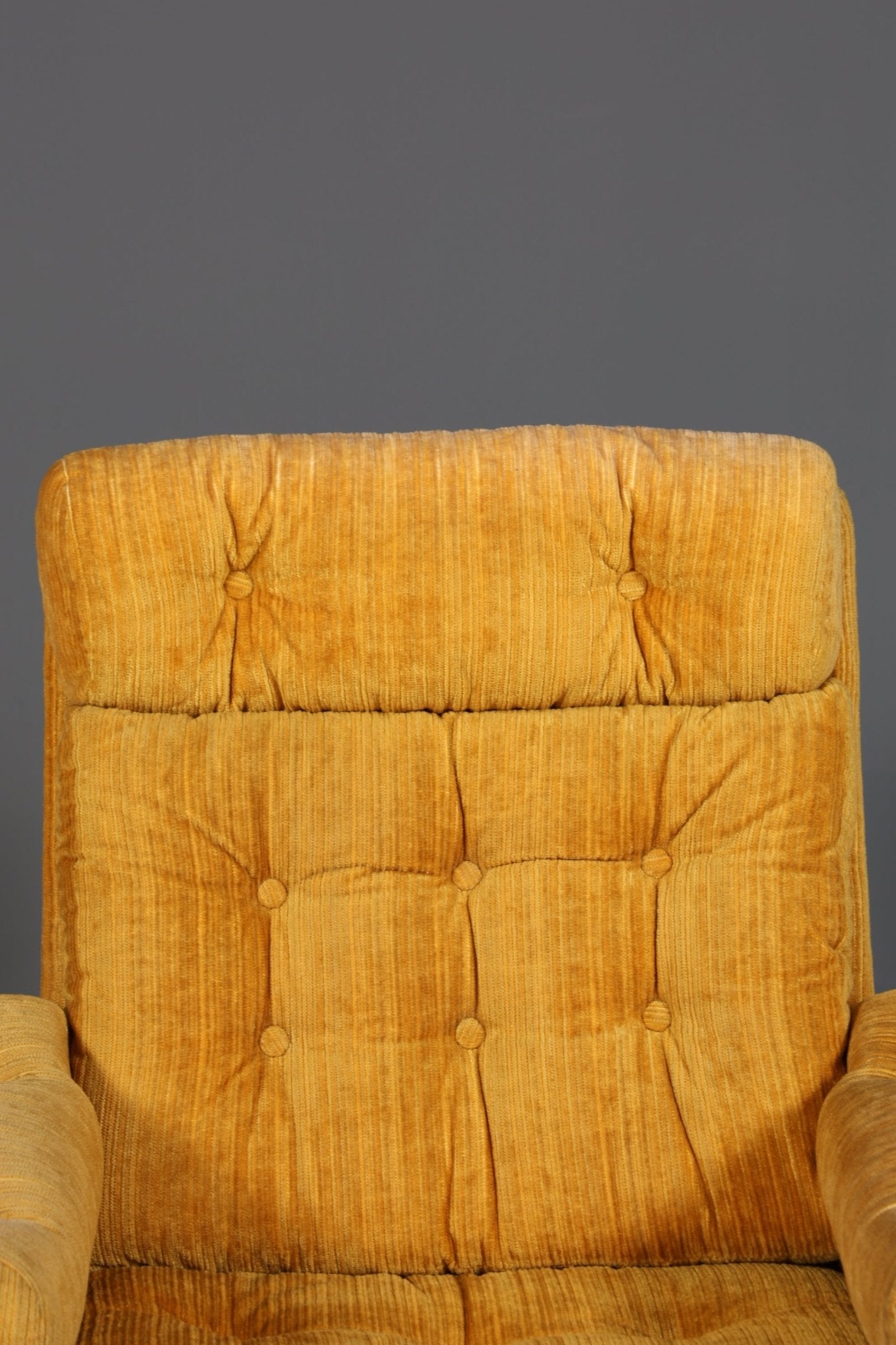 Schlichter Mid Century Sessel Danish Design Armlehnsessel echt Holz Relax Sessel 2 von 2