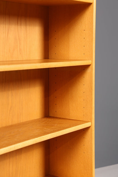 Schlichtes Mid Century Bücherregal Danish Design Schrank Retro Kommode Schiebetür Regal Vintage