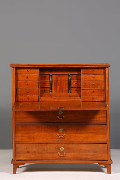 Stilvoller Biedermeier Sekretär Jugendstil Vertiko Antik Kommode Schreibkommode