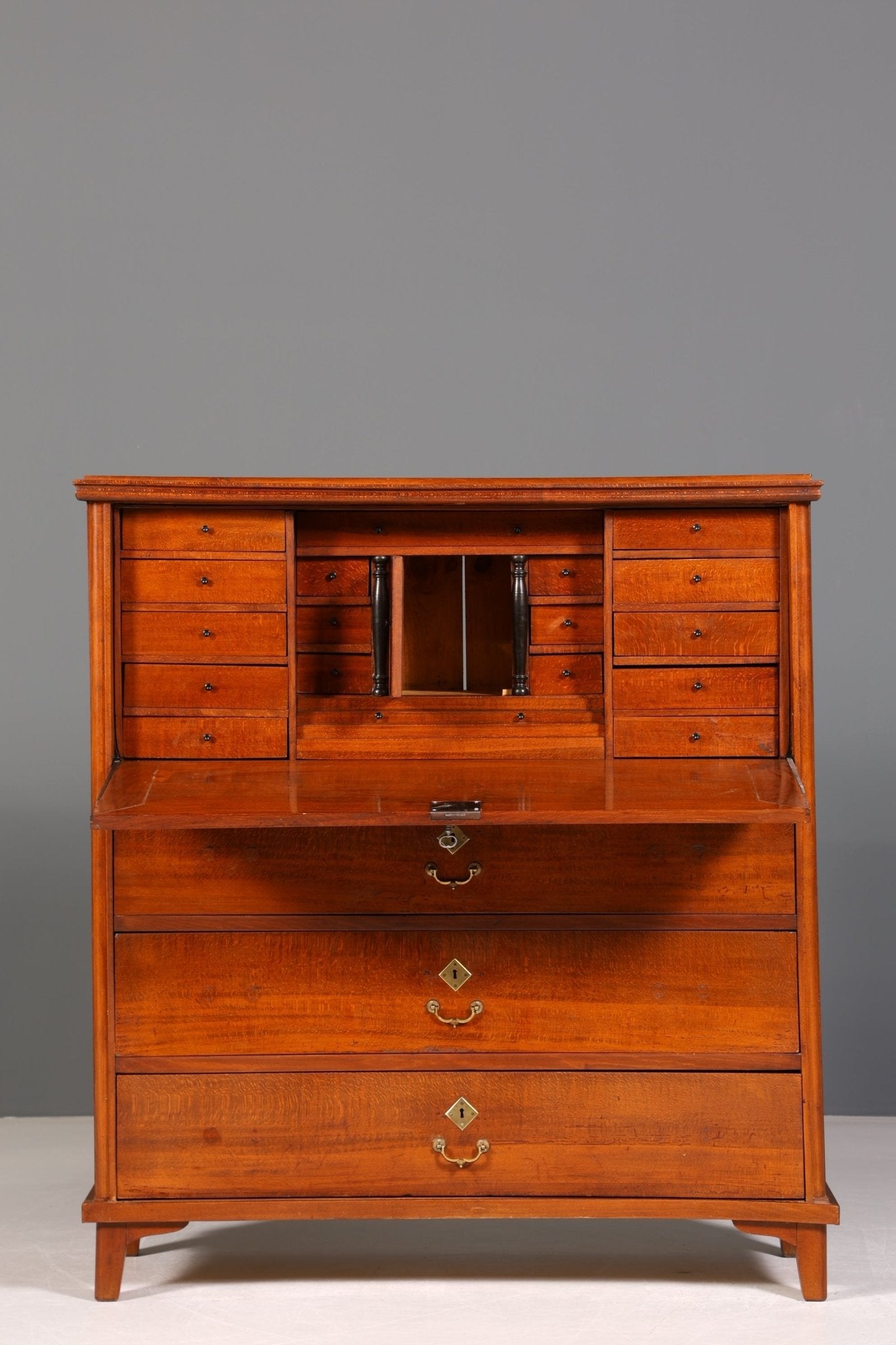 Stilvoller Biedermeier Sekretär Jugendstil Vertiko Antik Kommode Schreibkommode