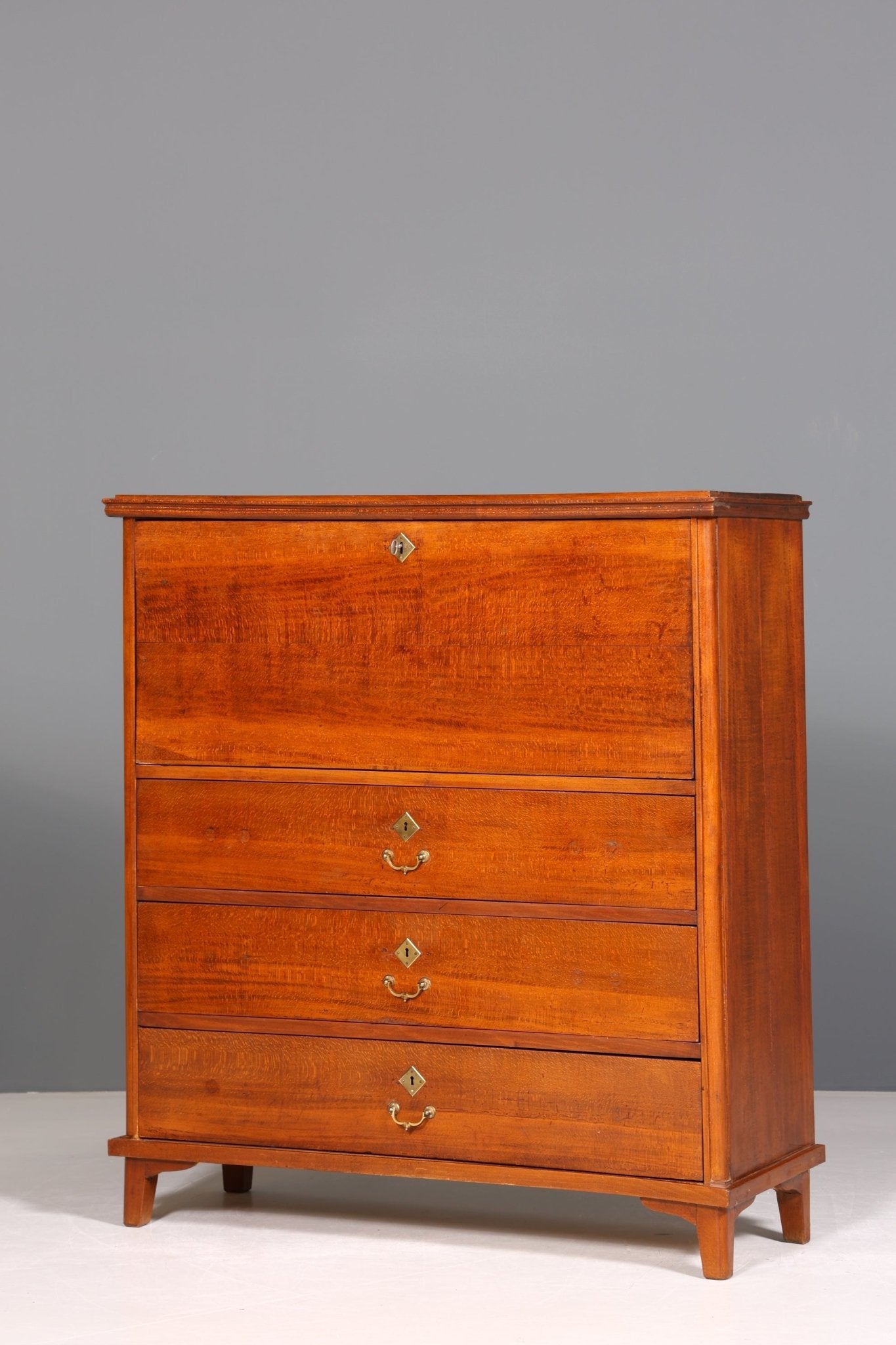 Stilvoller Biedermeier Sekretär Jugendstil Vertiko Antik Kommode Schreibkommode